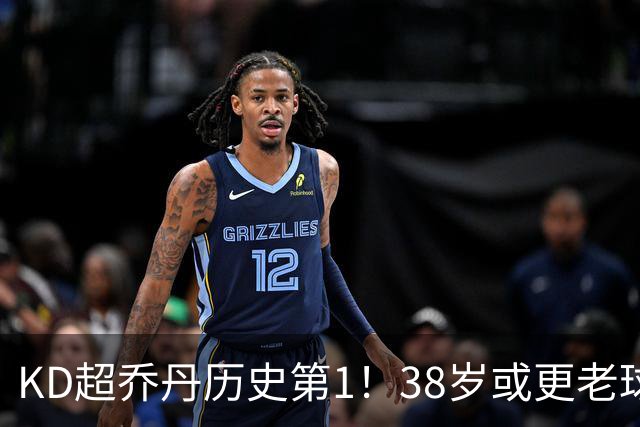 KD超乔丹历史第1！38岁或更老球员赛季前4战得分榜 23年老詹第3